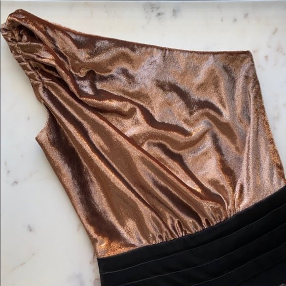 Ramy Brook Gold and Black Elegant Jumpsuit - Picture 13 of 16